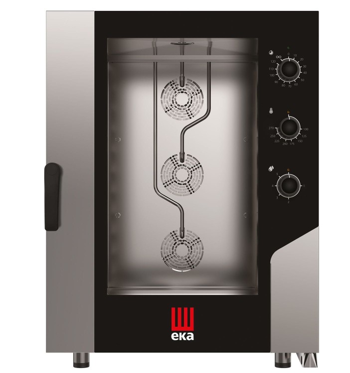 Piec konwekcyjno-parowy Millennial Smart Bakery, 10× 600×400 mm – sterowany elektromechanicznie, elektryczny, Tecnoeka, 400V/15500W, 850x1041x(H)1130mm