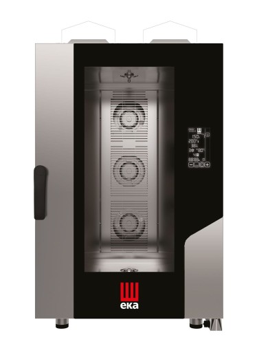 Piec konwekcyjno-parowy Millennial Black Mask Gastro, 11× GN 1/1 – sterowany elektronicznie, gazowy, Tecnoeka, 230V/700W, 17500kW, 730x849x(H)1231mm