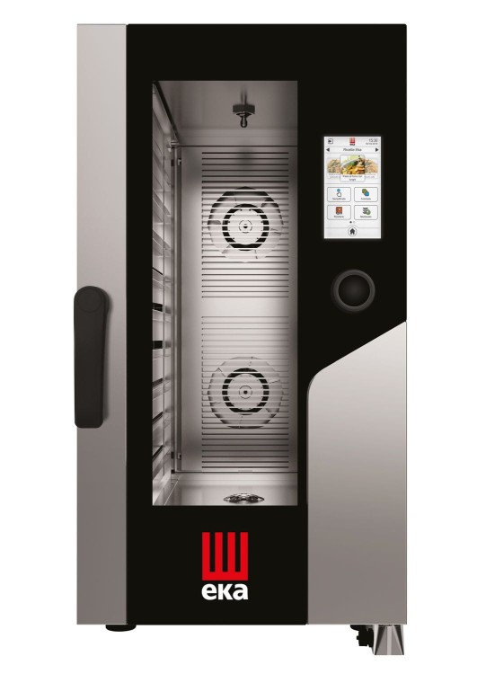 Piec konwekcyjno-parowy Millennial Touch Screen Gastro Compact 10×GN 1/1 – elektryczny, Tecnoeka, 400V/15400W, 500x930x(H)970mm