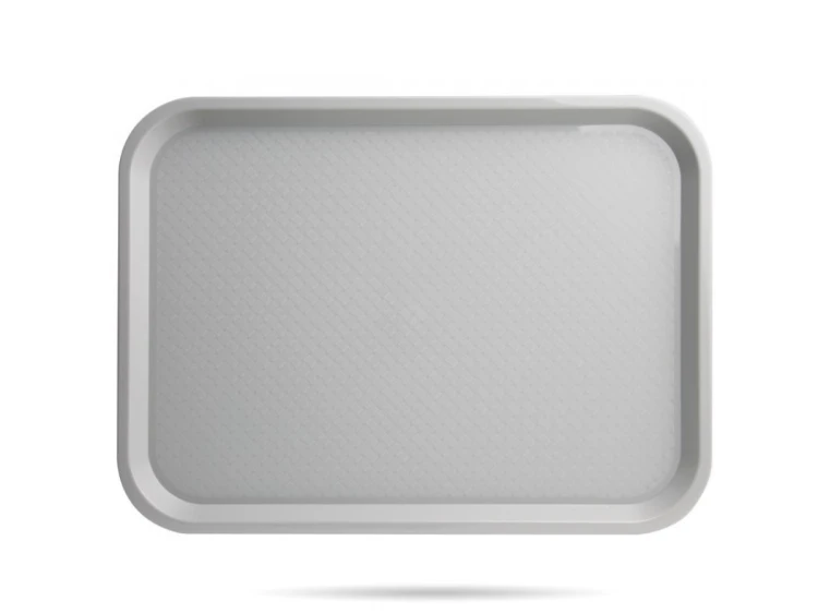 Taca gastronomiczna Fast Food z polipropylenu AmerBox 350x450 mm – Jasnoszara 878804