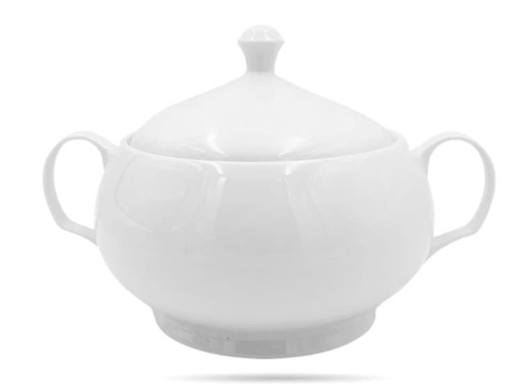 Biala waza do zupy, pokrywa bez otworu 3L PORCELANA BOGUC (2).png