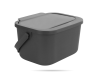 Kosz nablatowy na bioodpady MINI BINI Practic – szary (4,5 l) (1).png