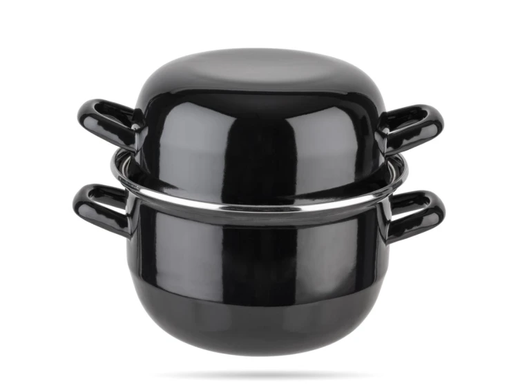 Garnek do serwowania muli emaliowany APS – czarny 2,6 l, 18 cm (2).png