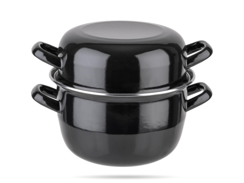 Garnek do serwowania muli emaliowany APS – czarny 3,3 l, 20 cm (2).png