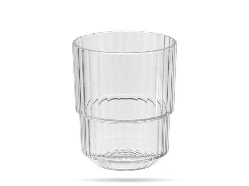 Kompaktowa szklanka sztaplowana z tritanu APS – przezroczysta (150 ml)  (1).png