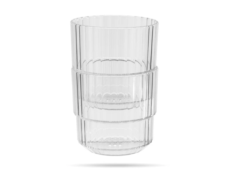 Szklanka niska sztaplowana z tritanu LINEA APS – przezroczysta (220 ml) (2).png