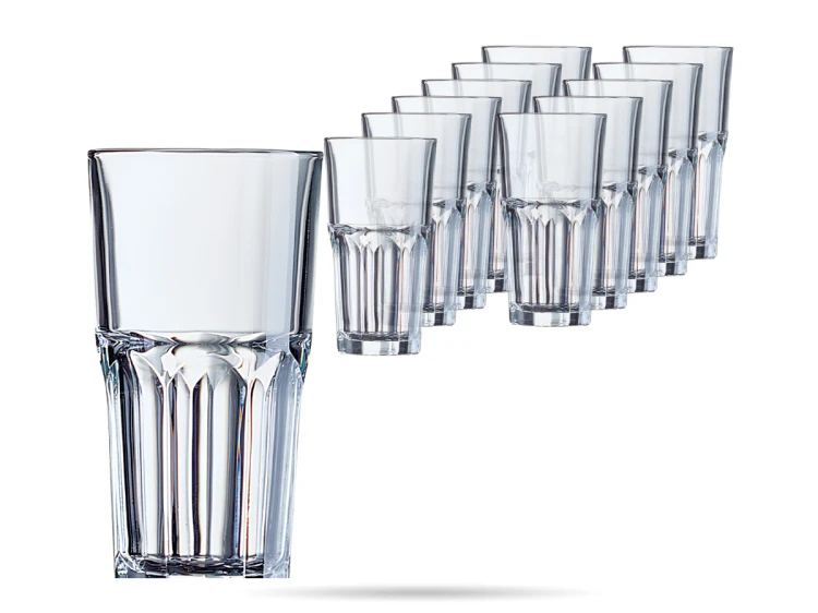 Zestaw 12 Szklanek wysokich 310 ml Granity LUMINARC  (2).png