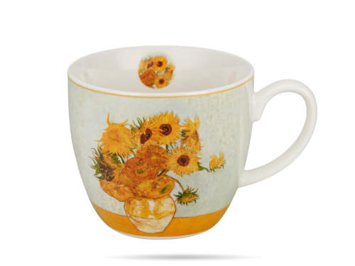 Kubek porcelanowy w koszyczku 460 ml Sloneczniki Van Gogh DUO (1).png