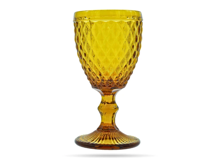 Kieliszek do wina i wody 200 ml bursztynowy Diamond AMEFA  (2).png