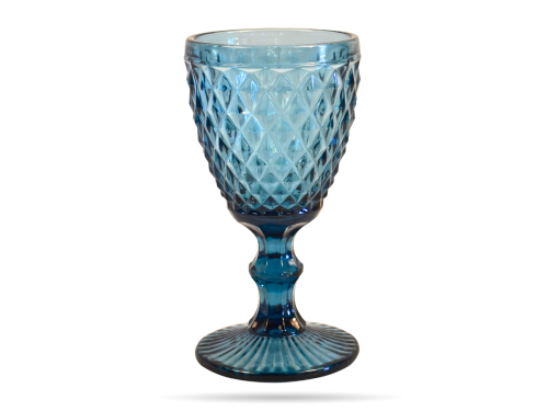 Kieliszek do wina i wody 200 ml niebieski Diamond AMEFA (1).png
