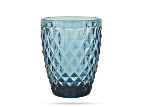 Szklanka niska do napojow i drinkow 220 ml niebieska Diamond AMEFA  (1).png