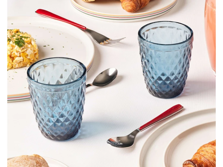 Szklanka niska do napojow i drinkow 220 ml niebieska Diamond AMEFA  (3).png