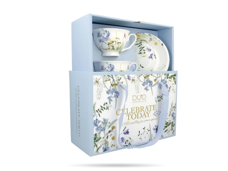 Komplet 2 filizanek ze spodkami 250 ml Royal kwiaty polne Melody porcelana DUO (5).png