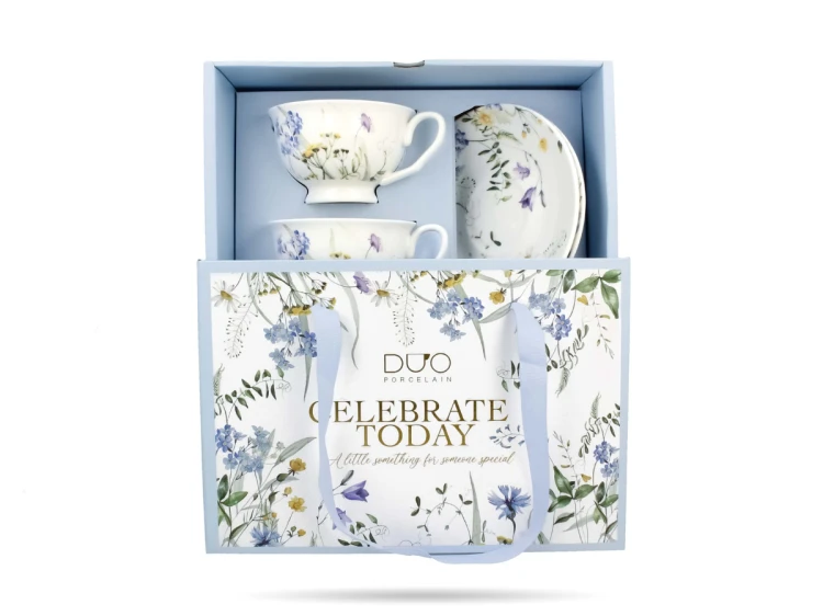 Komplet 2 filizanek ze spodkami 250 ml Royal kwiaty polne Melody porcelana DUO (10).png