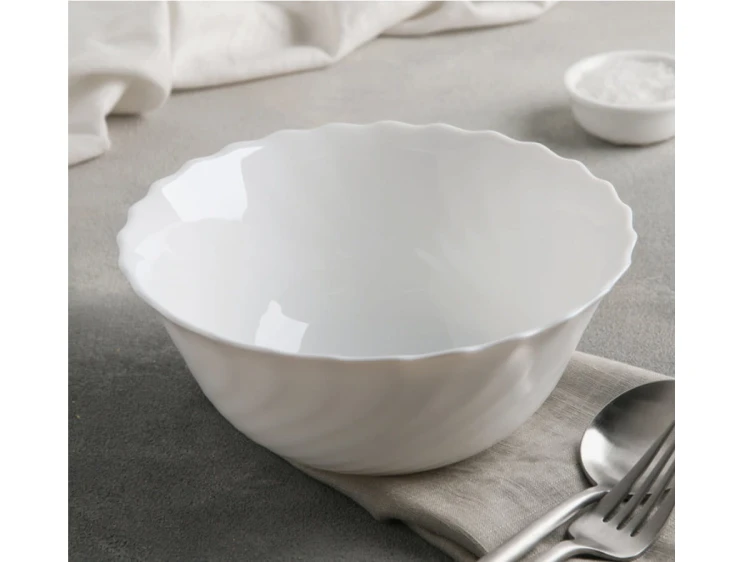 Salaterka miska 18 cm 1,2 L biała Trianon LUMINARC