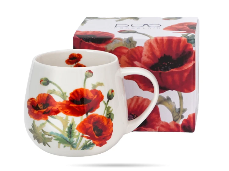 Kubek barylka kwiaty maki 430 ml  DUO (1).png