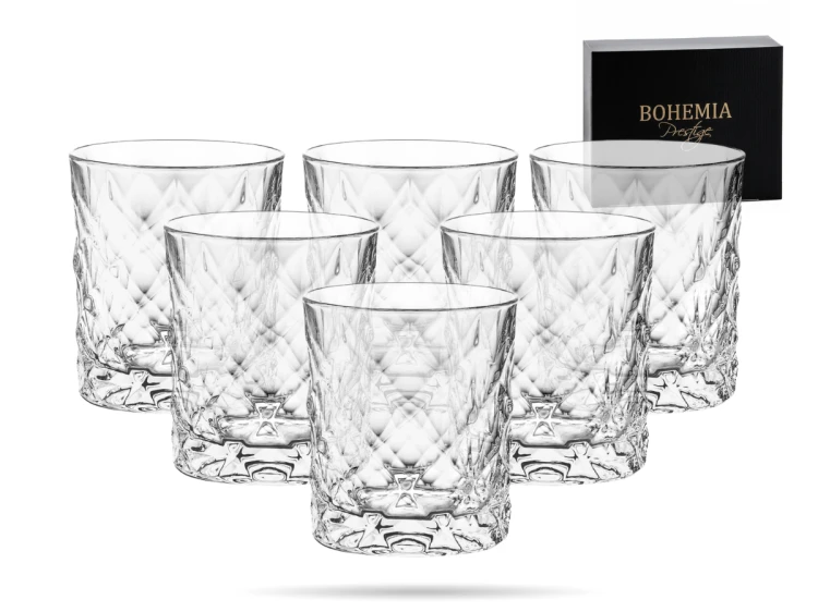 Zestaw szklanek do whisky 300 ml 6 szt. szkło kryształowe Illusion BOHEMIA  (4).png