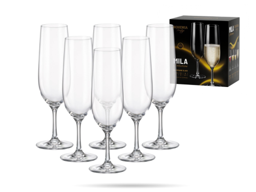Zestaw kieliszków do szampana 270 ml 6 szt Mila szkło kryształowe BOHEMIA (2).png