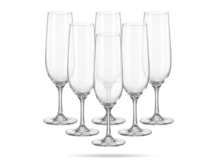 Zestaw kieliszków do szampana 270 ml 6 szt Mila szkło kryształowe BOHEMIA (3).png
