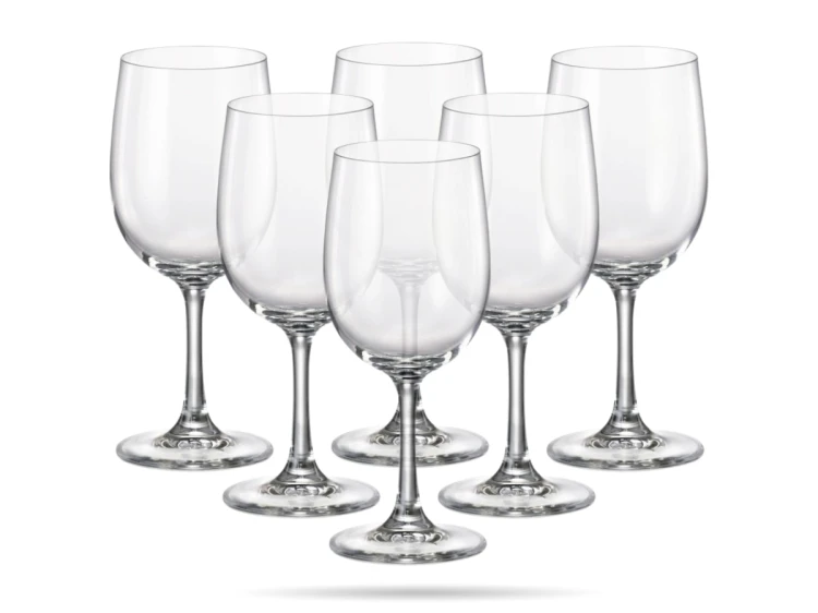 Zestaw kieliszków do wina 250 ml 6 szt Mila szkło kryształowe BOHEMIA (4).png