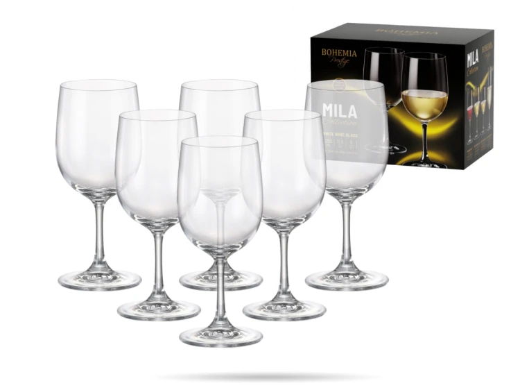 Zestaw kieliszków do wina 350 ml 6 szt Mila szkło kryształowe BOHEMIA (3).png