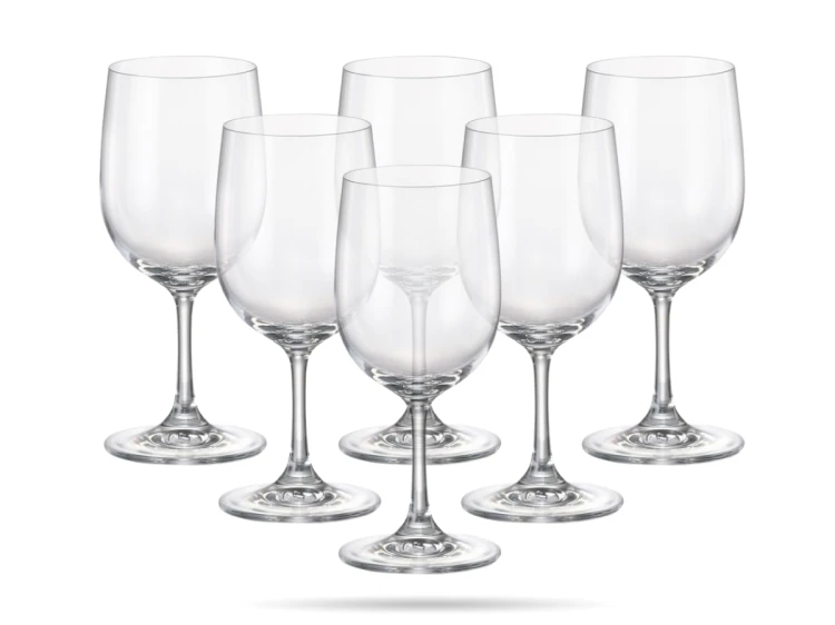 Zestaw kieliszków do wina 350 ml 6 szt Mila szkło kryształowe BOHEMIA (4).png