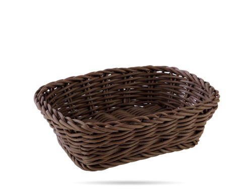 Koszyk z polipropylenu brązowy 19x13 cm Profi Line APS.png