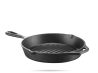 Okrągła patelnia grillowa żeliwna średnica 25,2 cm HENDI (1).png