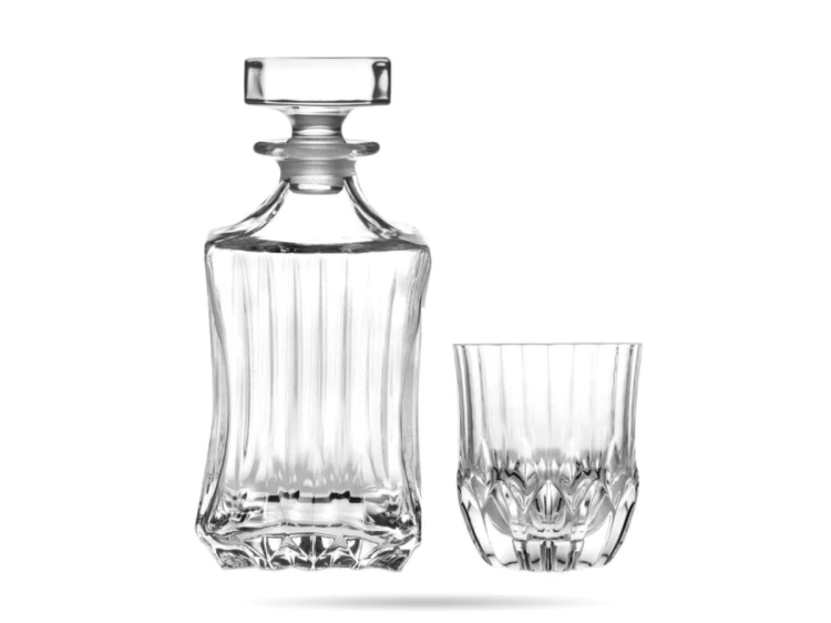 Zestaw szklanek do whisky z karafką 7 elementów Adagio RCR (3).png