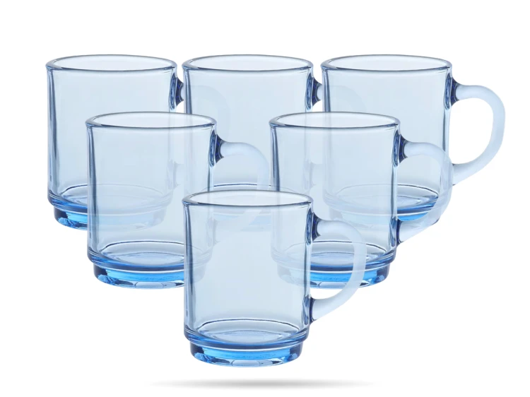 Zestaw szklanek z uchem 260 ml 6 szt sztaplowane niebieskie Marine DURALEX (4).png