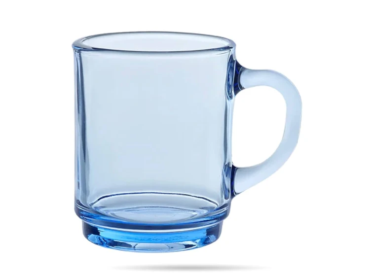 Zestaw szklanek z uchem 260 ml 6 szt sztaplowane niebieskie Marine DURALEX (1).png
