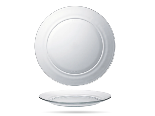 Talerz płytki obiadowy 28 cm Lys Clear przeźroczysty DURALEX (4).png