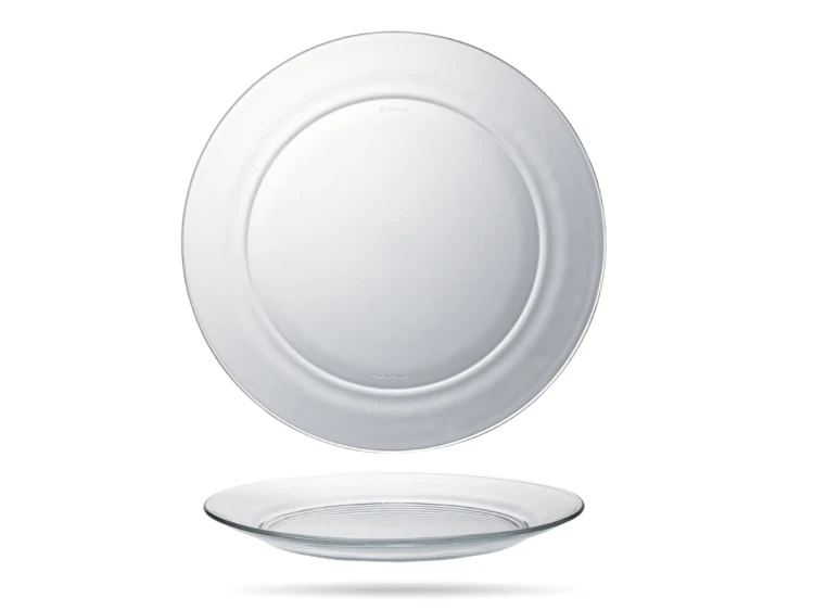 Talerz płytki obiadowy 28 cm Lys Clear przeźroczysty DURALEX (4).png