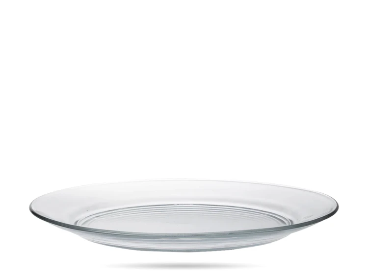 Talerz płytki obiadowy 28 cm Lys Clear przeźroczysty DURALEX (3).png