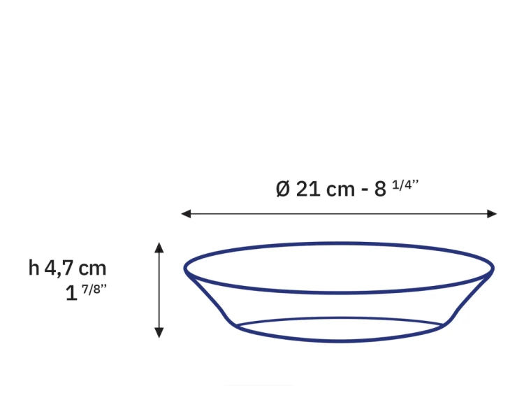 Talerz głęboki 21 cm Lys Clear przeźroczysty DURALEX (2).png