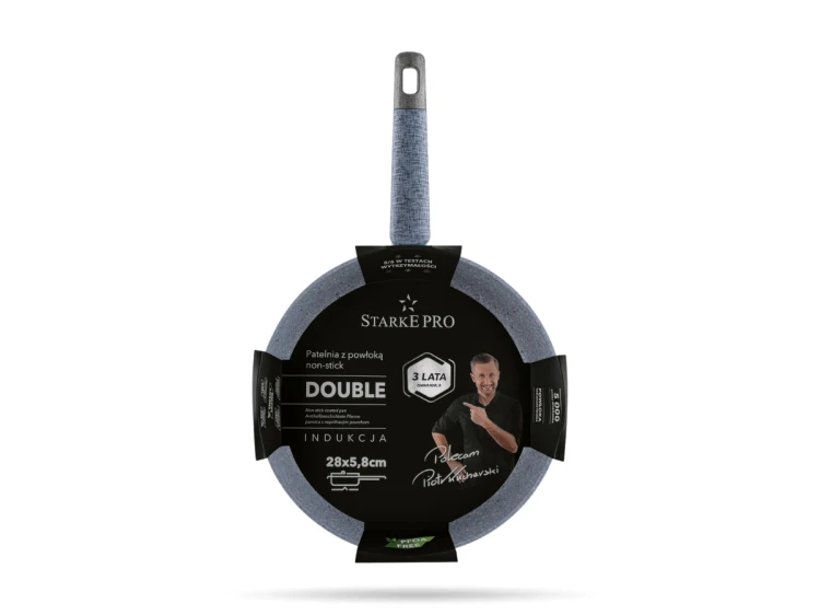 Patelnia na indukcję 28 cm non stick Double STARKE PRO (1).png