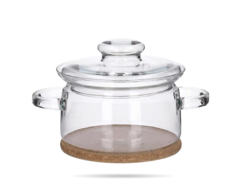 Garnek szklany 1 l z podkładką i pokrywką GOURMET Simax (3).png