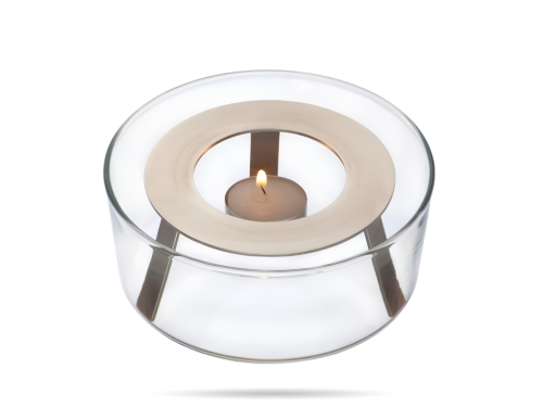 Szklany podgrzewacz pod dzbanek na świeczkę tealight 15 x 6 cm Kon SIMAX (1).png
