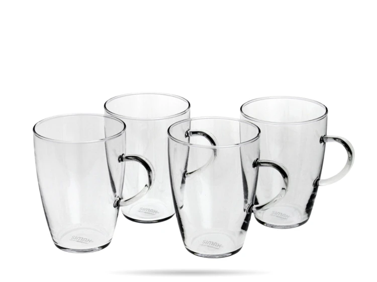Szklanki żaroodporne z uchem do herbaty i kawy 400 ml – komplet 4 szt. Lyra SIMAX (1).png