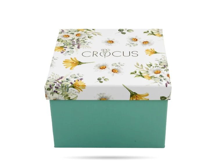 Filiżanka porcelanowa ze spodkiem na prezent Daisy 250 ml w pudełku DUO (1).png