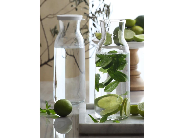 Karafka Szklana z Pokrywką 1200 ml LAV Fonte – Naczynie na Wodę, Sok i Lemoniadę (2).png