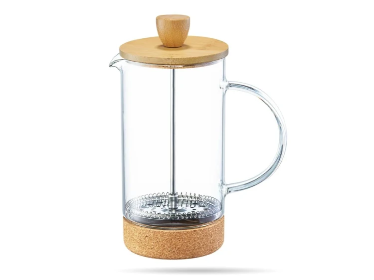 Zaparzacz do herbaty i kawy French Press 600 ml Natural AMBITION (2).png