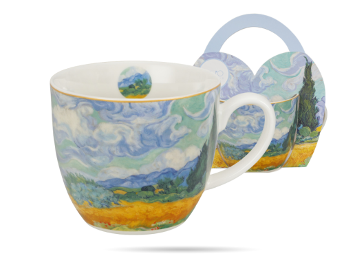 Kubek porcelanowy w koszyczku 460 ml Pole pszenicy Van Gogh DUO (3).png