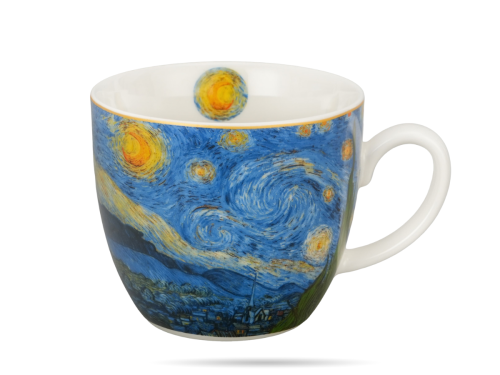 Kubek porcelanowy w koszyczku 460 ml Gwieździsta noc Van Gogh DUO (3).png