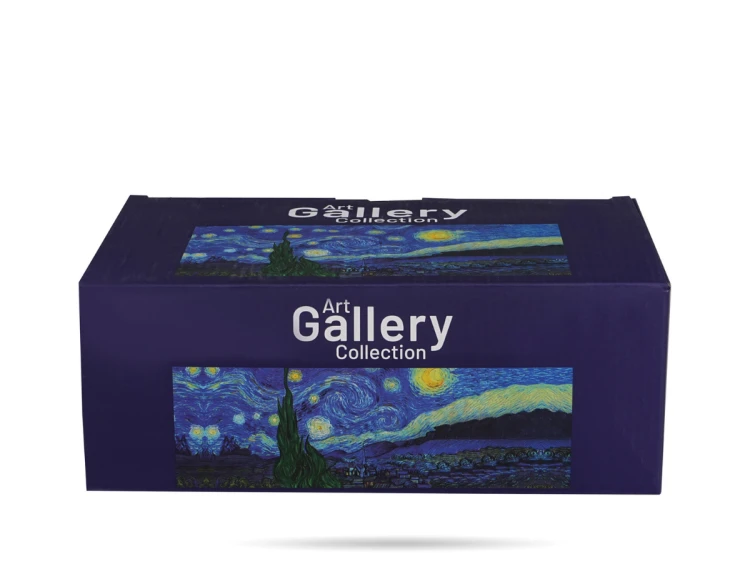 Filiżanka Jumbo z podłużnym spodkiem 450 ml Gwieździsta noc Van Gogh DUO (1).png