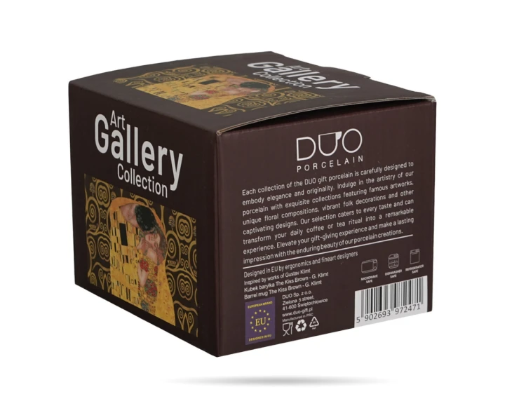 porcelanowy kubek barylka pocałunek klimt brown duo  (2).png
