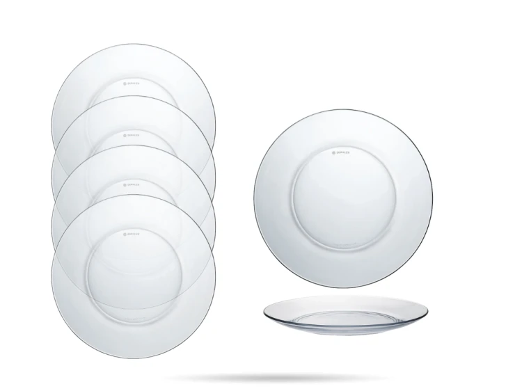 Zestaw talerzy deserowych 19 cm Duralex Lys Clear – szkło hartowane (6 szt.).png