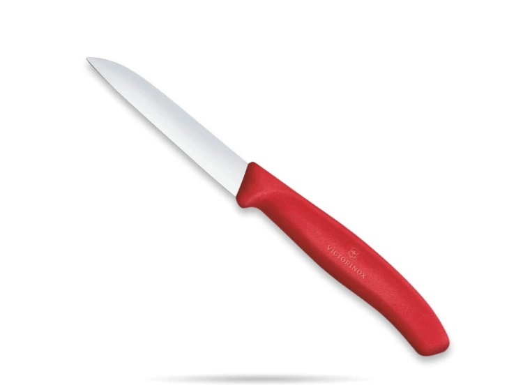 Nóż do warzyw i owoców 8 cm gładkie ostrze Swiss Classic czerwony VICTORINOX (1).png