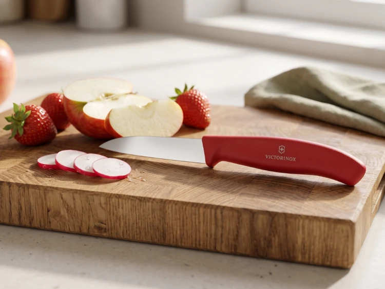 Nóż do warzyw i owoców 8 cm gładkie ostrze Swiss Classic czerwony VICTORINOX (2).png