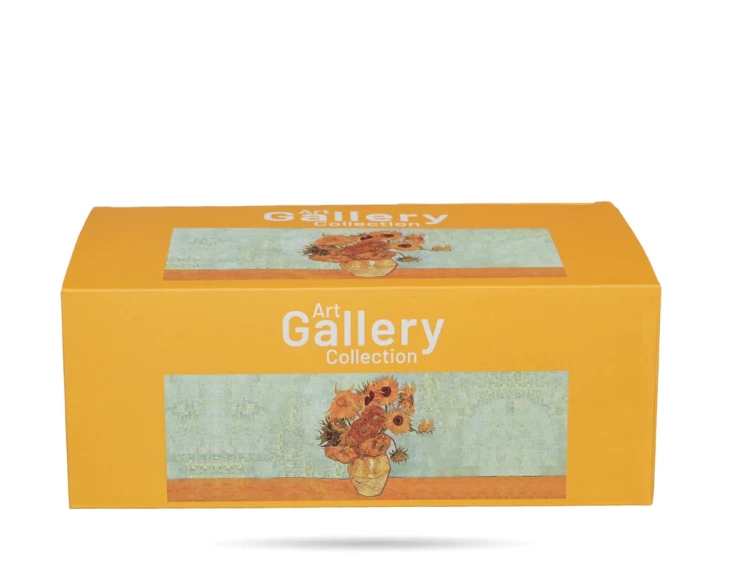 filiżanka jumbo z owalnym spodkiem słoneczniki van gogh duo (3).png